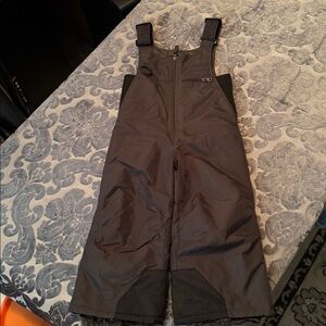 Rawik kids gray winter snow bib unisex overalls Sz 3T